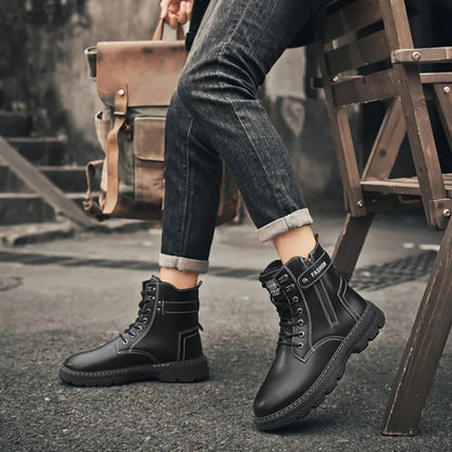 Men's Work Boots Spring Autumn Anti-slip Waterproof