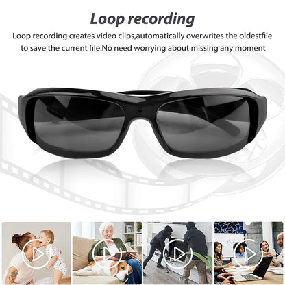 Wearable Portable Mini Glasses  Camcorder For Driving