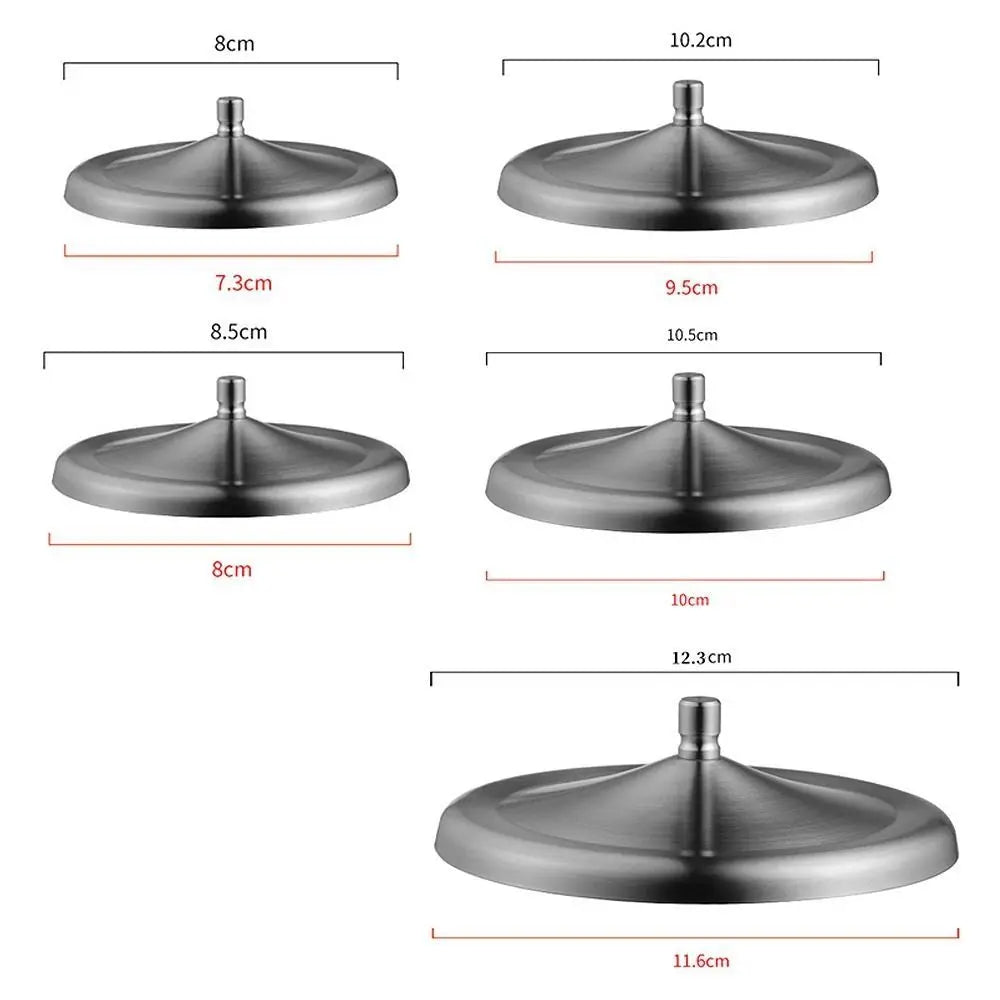 8/8.5/10.2/10.5/12.3cm Stainless Steel Mug Cover