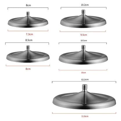 8/8.5/10.2/10.5/12.3cm Stainless Steel Mug Cover