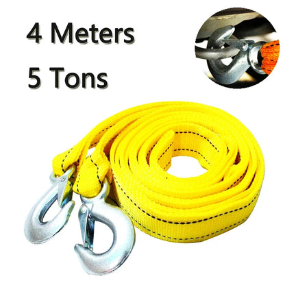 1 Pcs 3M/4M Car Tow Cable Heavy Duty 3Ton/5Ton