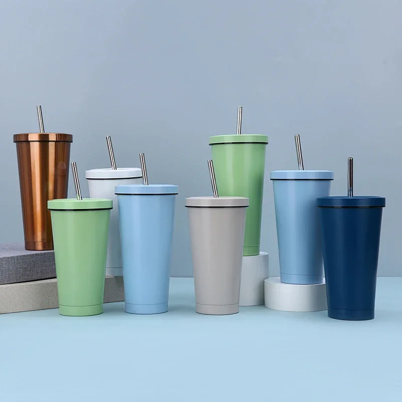 Stainless Steel Double Insulation Cup with Lid