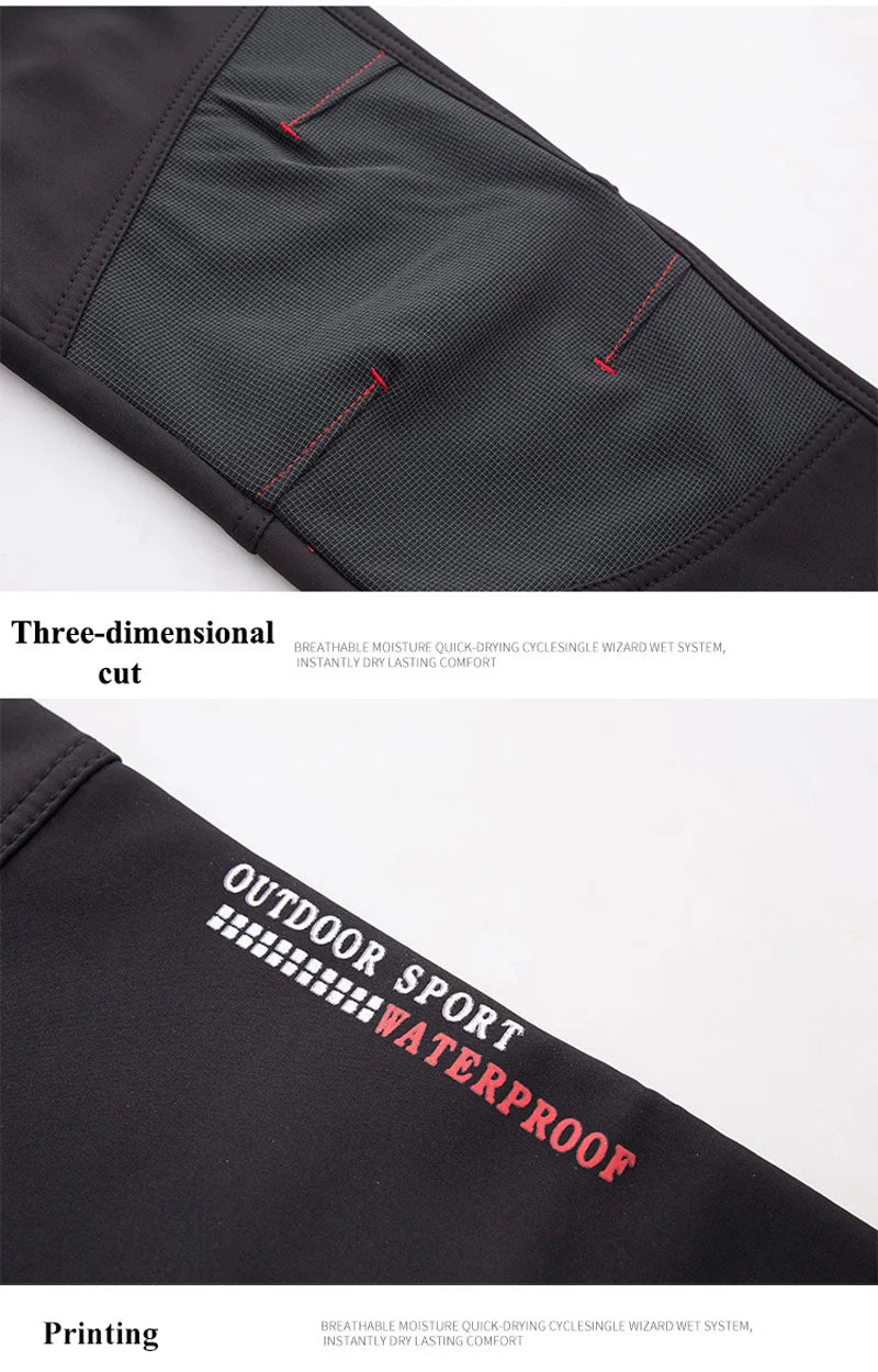 Men's Windproof Waterproof Skiing And Snowboarding Jacket and Pants Set