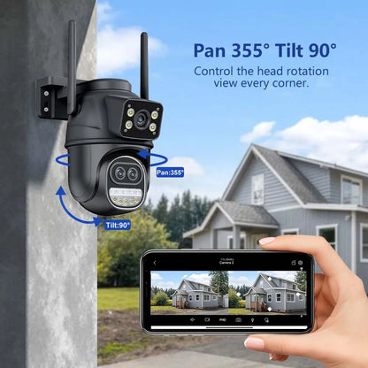 12MP 6K Outdoor WIFI CCTV 8MP Surveillance Cam