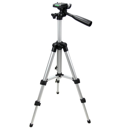 3-way Head 4-section Legs with Quick Lever Locks Cam Tripod