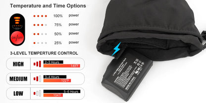SAVIOR HEAT Heated Gloves with Rechargeable Battery