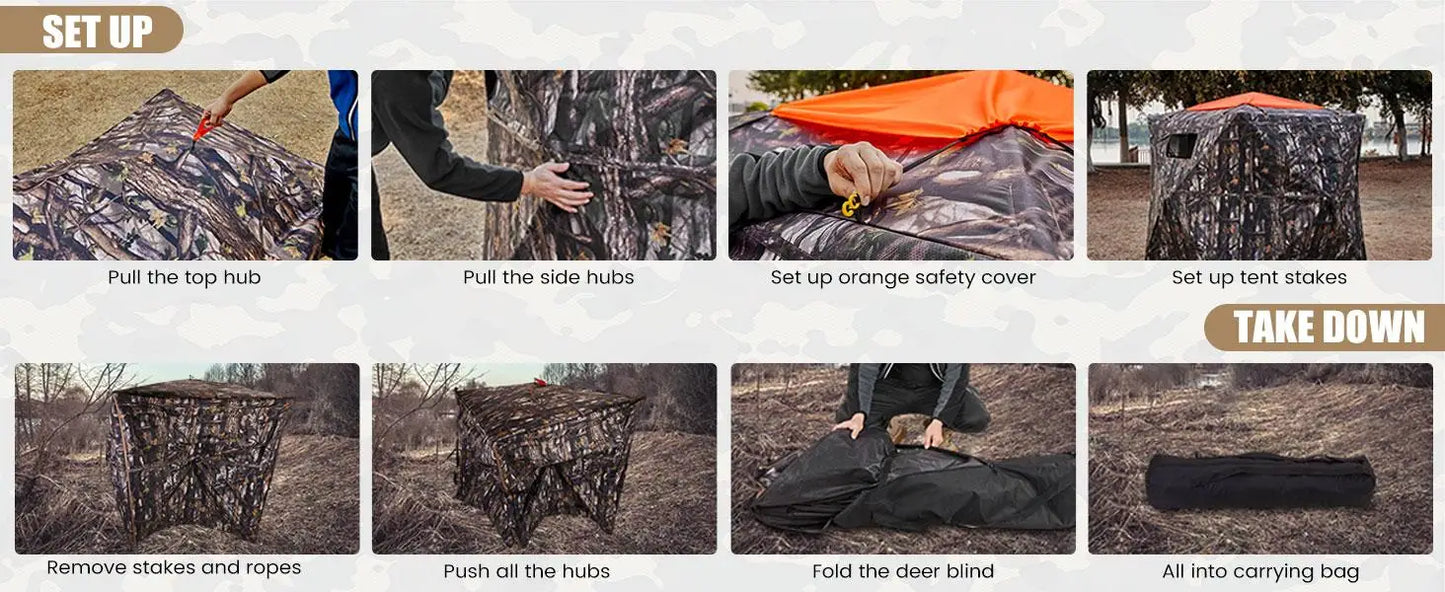 A—Hunting Blind  Ground Blind with Carry Bag