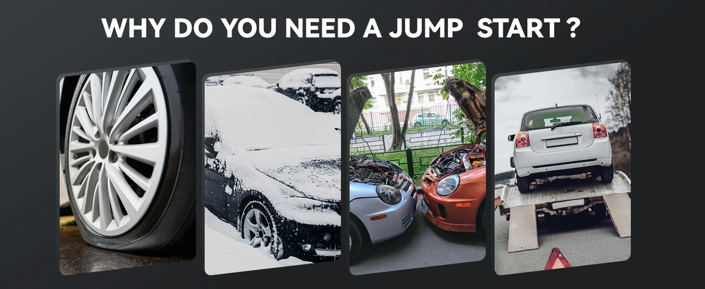 3000A/4000A/5000A Jump Starter External Battery 12V Starting Device