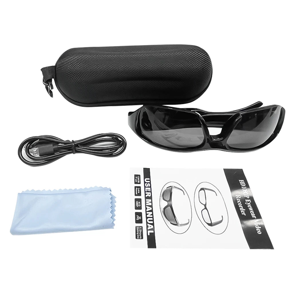 Wearable Portable Mini Glasses  Camcorder For Driving