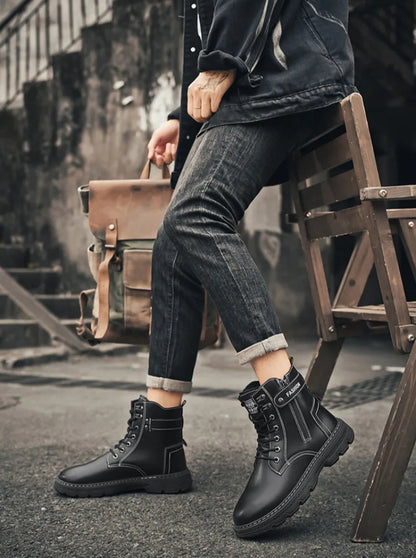 Men's Work Boots Spring Autumn Anti-slip Waterproof