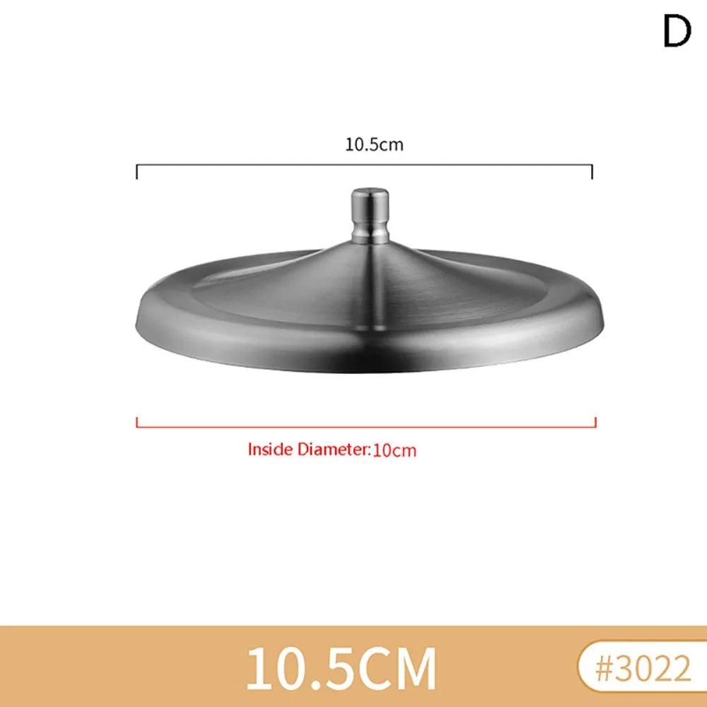 8/8.5/10.2/10.5/12.3cm Stainless Steel Mug Cover