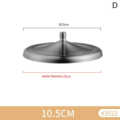 8/8.5/10.2/10.5/12.3cm Stainless Steel Mug Cover