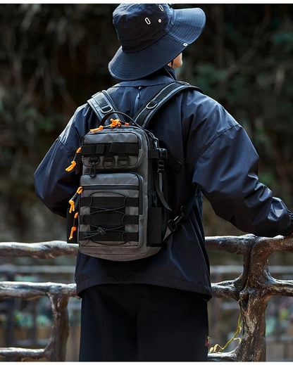 Fishing Lure Backpack with Rod Holder