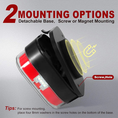 Magnetic Wireless LED Trailer Tail Light Rechargeable