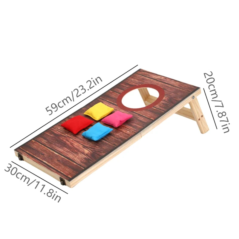 Cornhole Set Outdoor Game Carrying Case Foldable