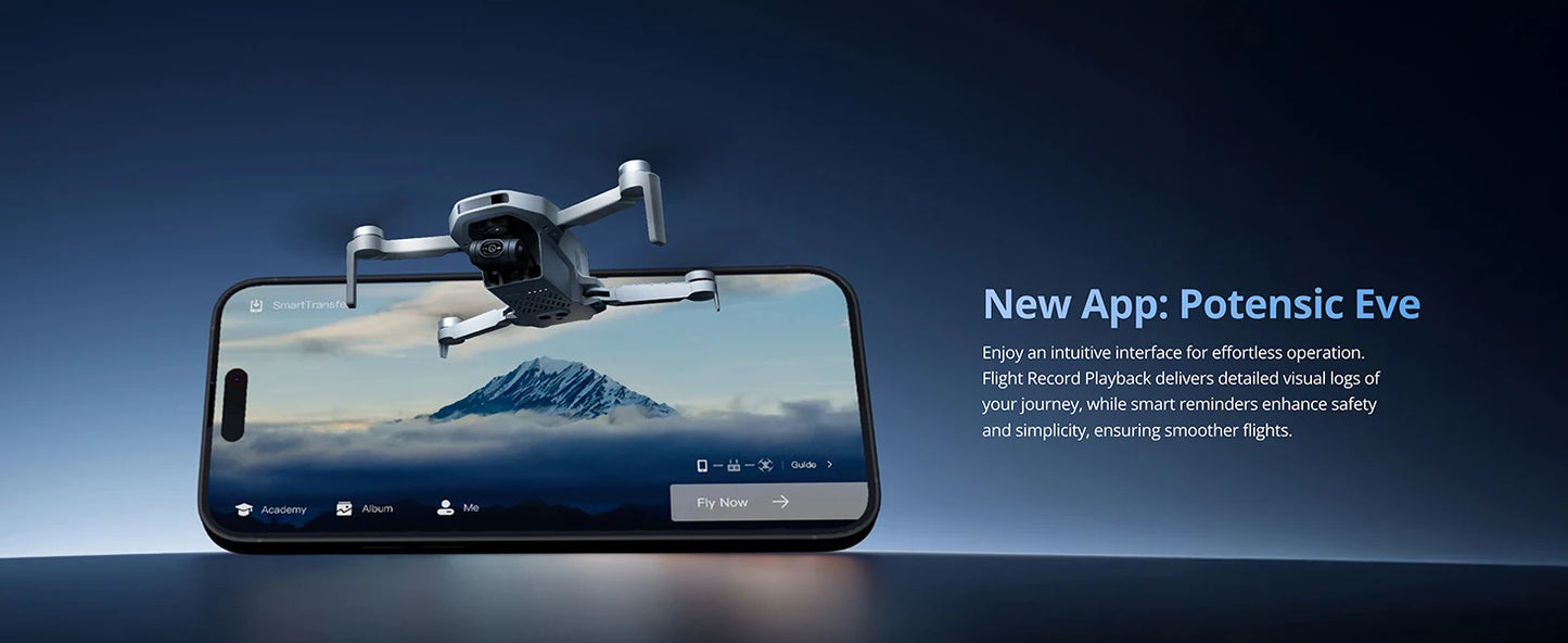 Potensic ATOM 2 Camera Drone, 4K HDR Video, 8K Photo