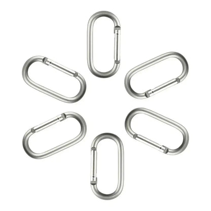 2pcs Alloy Aluminum Survival Gear Mountaineering Carabiner