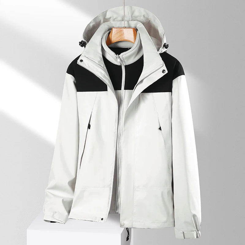 Outdoor Clothing 3 In 1 Men Women  Cold-proof Windbreaker