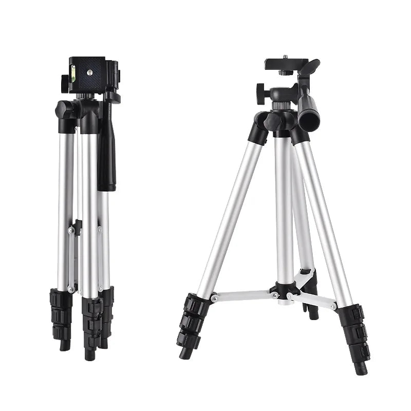 3-way Head 4-section Legs with Quick Lever Locks Cam Tripod