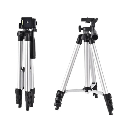 3-way Head 4-section Legs with Quick Lever Locks Cam Tripod