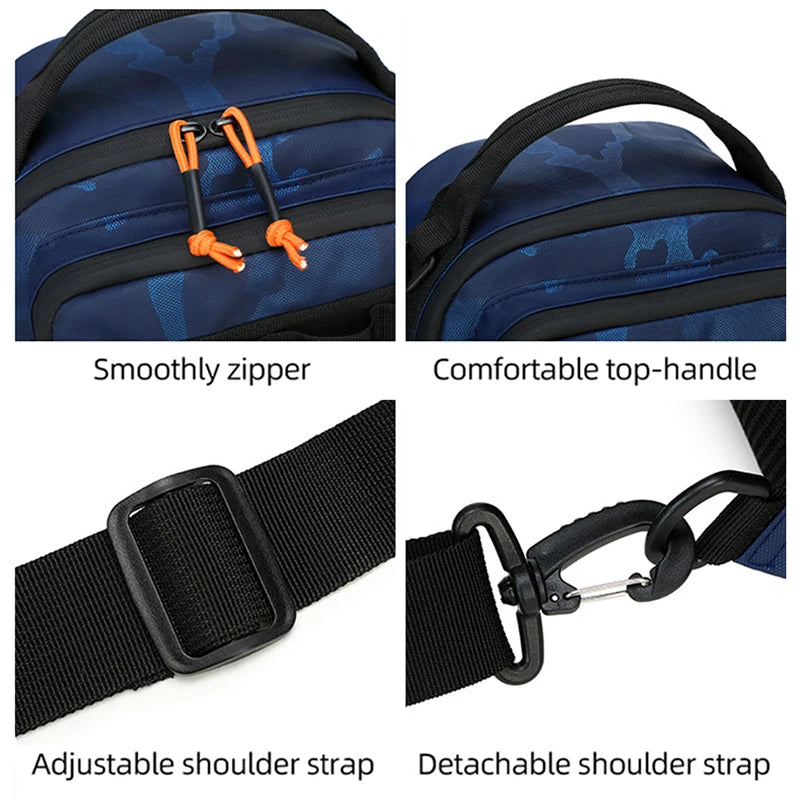 Fishing Lure Backpack with Rod Holder