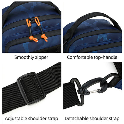 Fishing Lure Backpack with Rod Holder