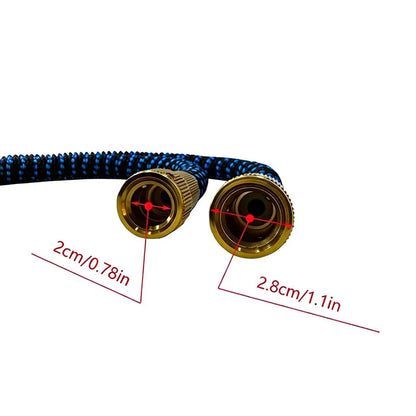 25FT-100FT Expandable Magic Hose High Pressure Car Wash Hose With Spray Gun Set Outdoor Watering Irrigation Tool Garden Hose