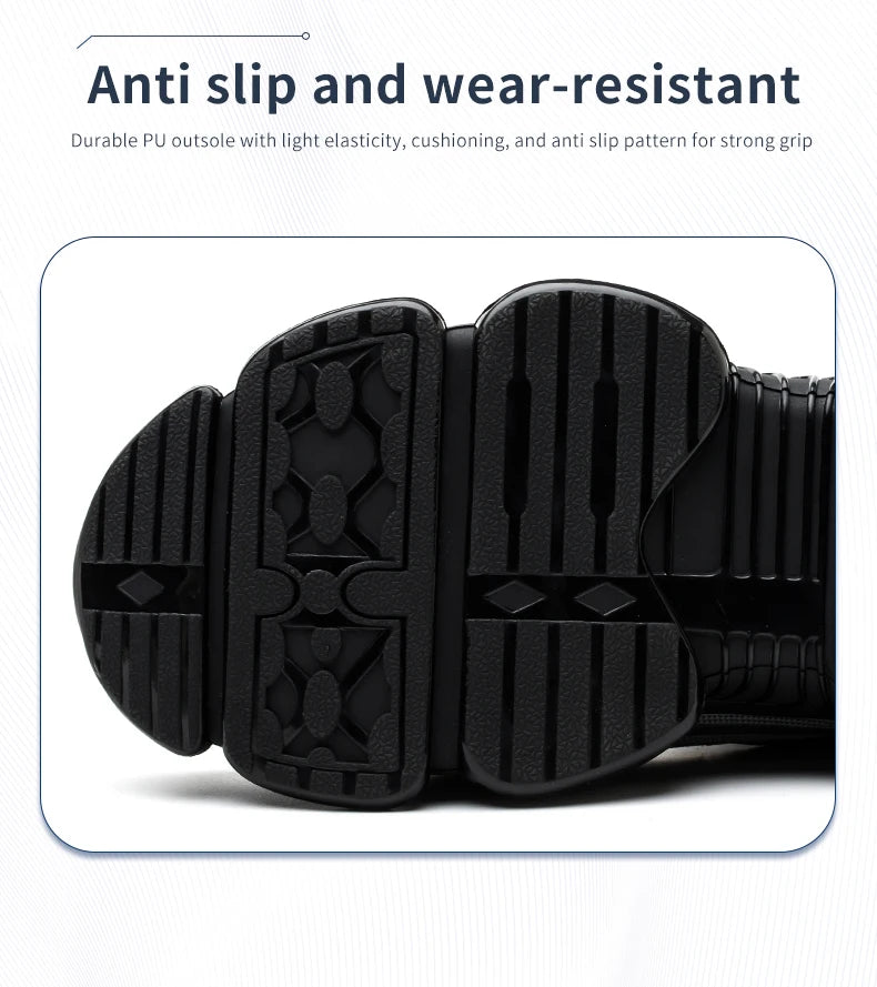 Soft sole comfortable anti-smash anti-puncture safety shoe