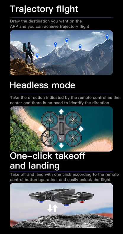 Lenovo Mini Drone 4K Professional Remote Control