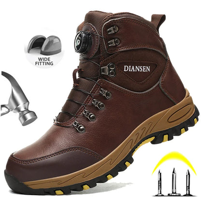 Men's Safety Steel Toe  Work Boots