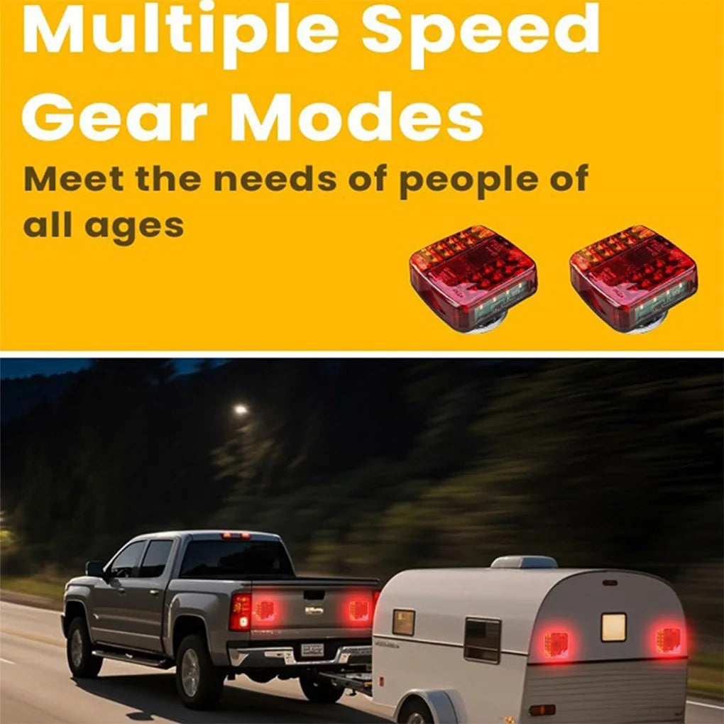 Magnetic Wireless LED Trailer Tail Light Rechargeable