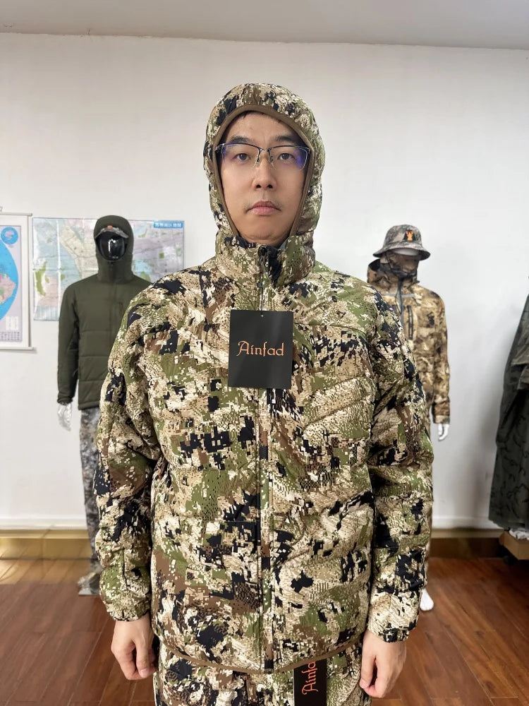 Men's Kelvin Light down winter camo jacket