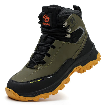 Men's Waterproof  Steel Toe Work Boots