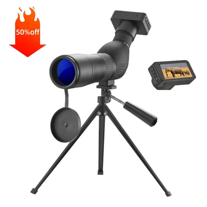 60X HD Zoom Spotting Scope Powerful Magnification