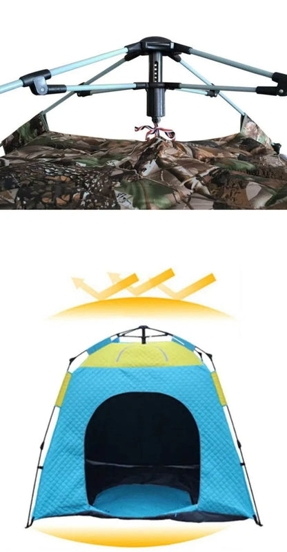 Outdoor  Tent 3-4 People Windproof  Ice Fishing