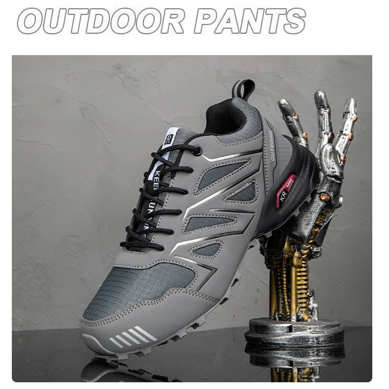Men's Outdoor Waterproof Leather Hiking Shoes