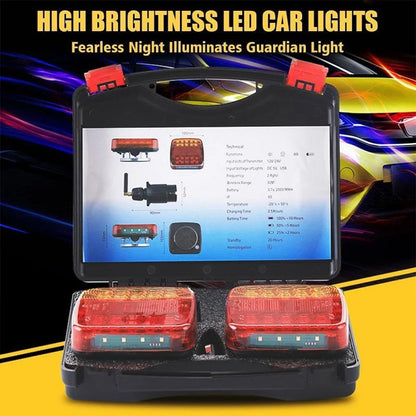 Magnetic Wireless LED Trailer Tail Light Rechargeable