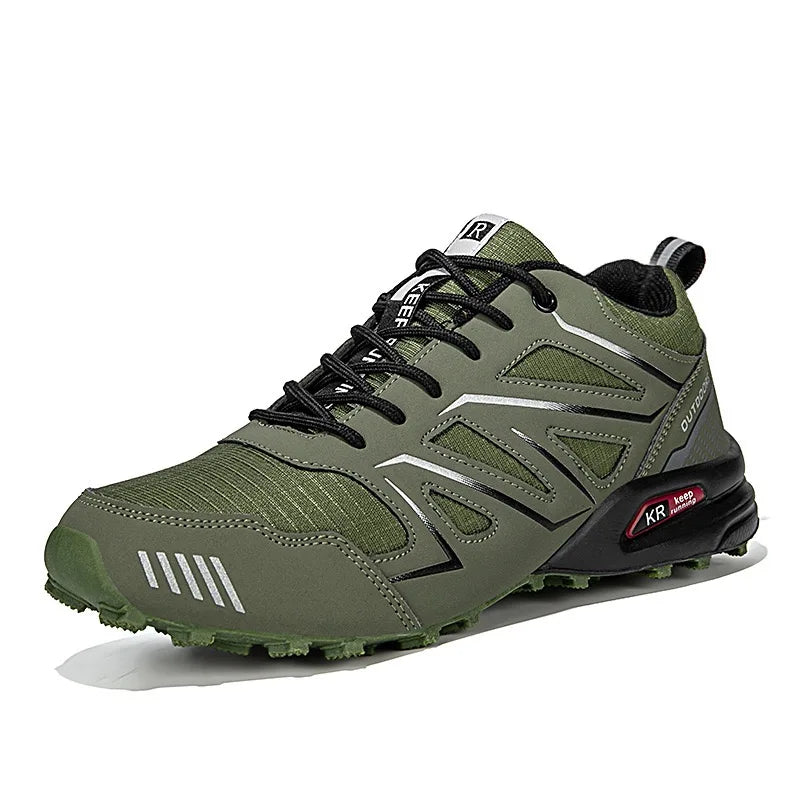 Men's Outdoor Waterproof Leather Hiking Shoes