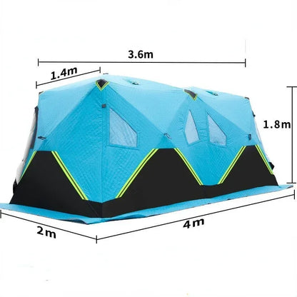 Winter Ice Fishing Tent Triple Thick Cotton  Wind Proof Waterproof