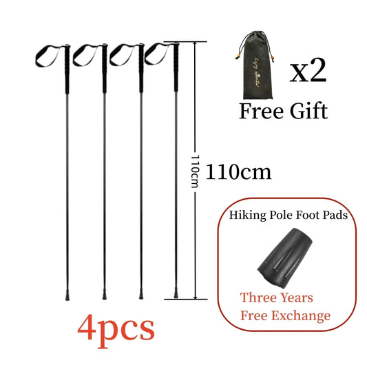 Carbon Fiber Trekking Pole 5-Section
