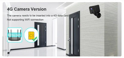 LS VISION 5MP 4G Sim Mini Camera