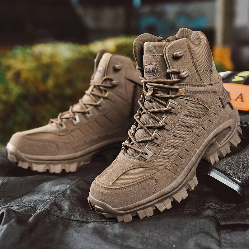 Men's Desert Combat  Non-slip Tactical Hiking Boots
