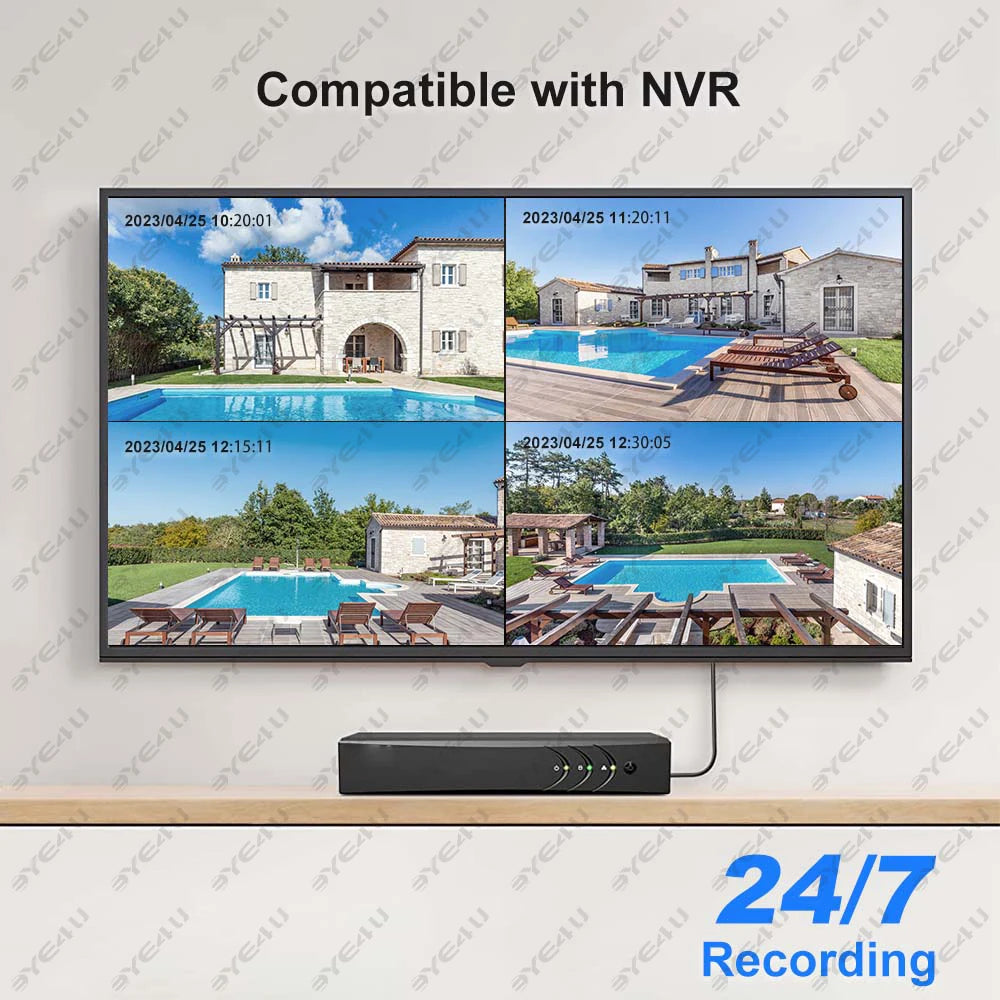 12MP 6K Outdoor WIFI CCTV 8MP Surveillance Cam