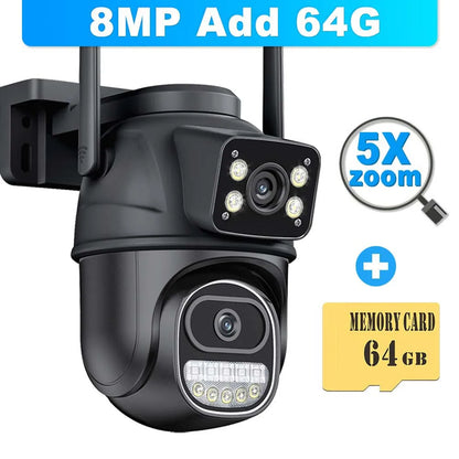 8K 16MP WiFi 10X Zoom  Motion Detection Surveillance Camera
