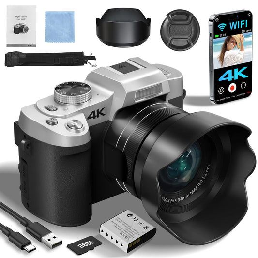 75MP Digital Camera With Flip Screen &18X Digital Zoom