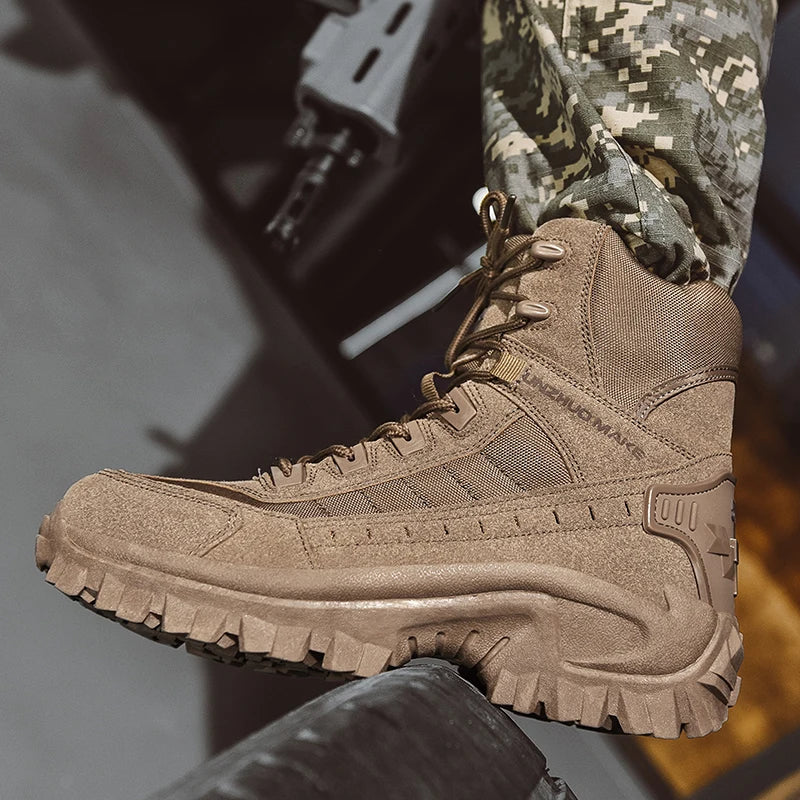 Men's Desert Combat  Non-slip Tactical Hiking Boots