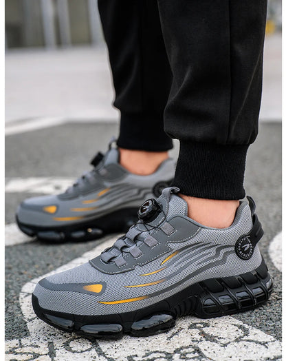 Soft sole comfortable anti-smash anti-puncture safety shoe