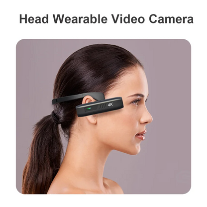 New 4K 30FPS Head Mounted Camera