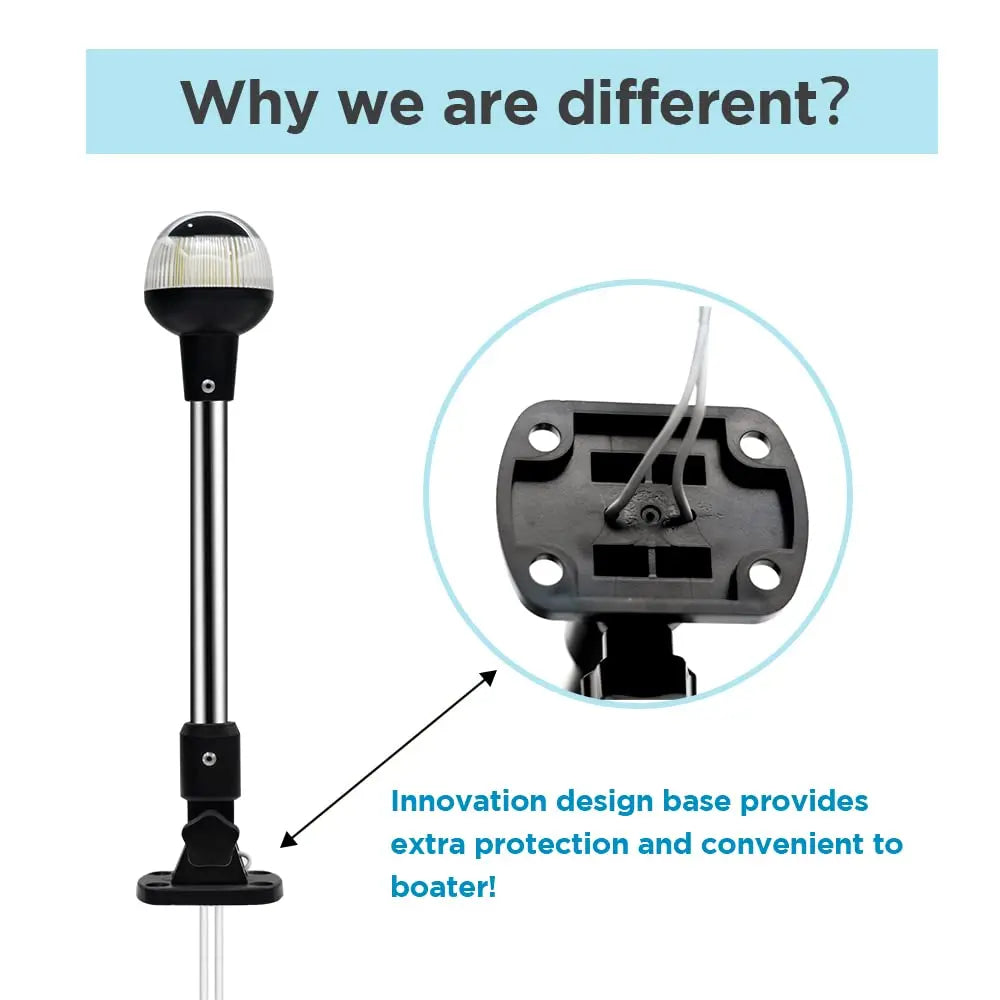 NEW Fold Down 360 Degree LED Anchor Light