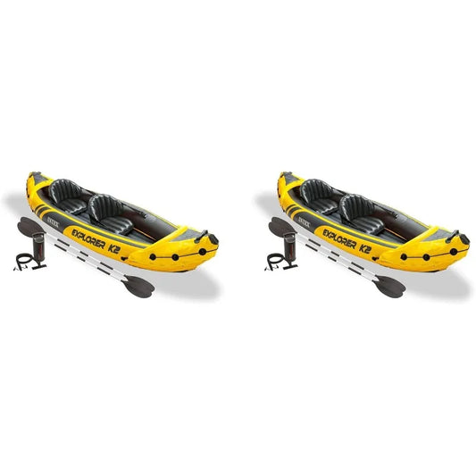 Intex 68307EP Explorer K2 Inflatable Kayak Set